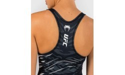 UFC Fusion by Venum Authentic Fight Night Women’s Fitted Tank With Shelf Bra - Black