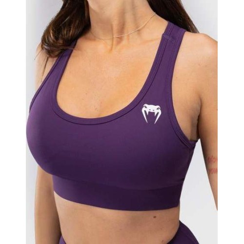 Venum Essential Women's Medium Impact Sports Bra - Deep Purple