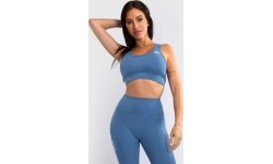 Moteriška sportinė liemenėlė Venum Essential, vidutinio palaikymo, Storm Blue