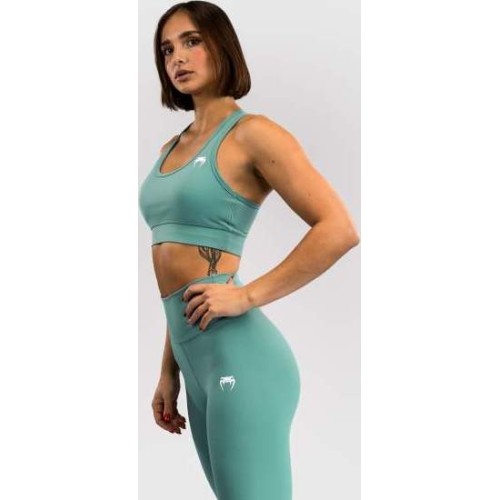 Venum Essential Women's Medium Impact Sports Bra - Aqua Green