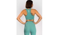 Venum Essential moteriška sportinė liemenėlė, vidutinio palaikymo, žalsvai mėlyna