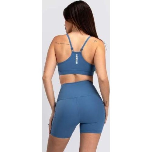 Venum Essential moteriška sportinė liemenėlė Low Impact – Storm Blue