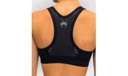 Venum Tiger Women's Sports Bra - Black/Silver