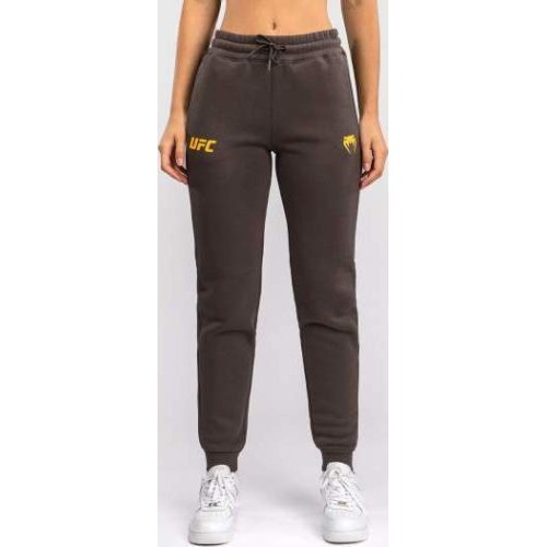 Женские хлопковые брюки UFC Fusion by Venum Fight Week – коричневые