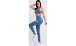 Venum Essential moteriškos sportinės tamprės Storm Blue