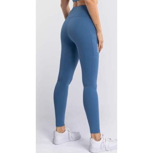 Venum Essential moteriškos sportinės tamprės Storm Blue