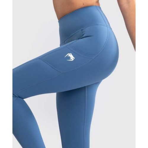 Venum Essential Women's Performance Leggings - Storm Blue