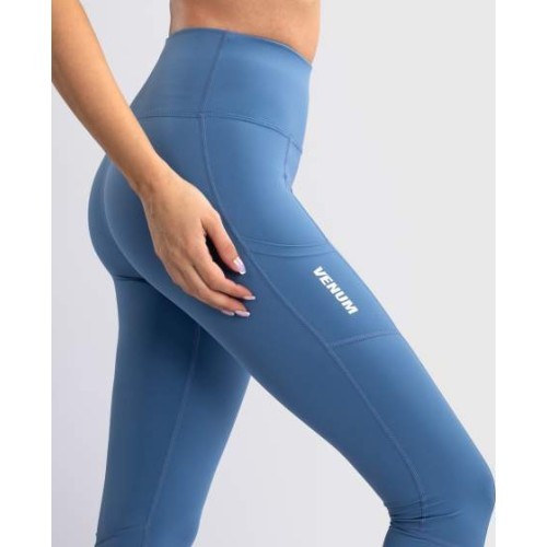 Venum Essential Women's Performance Leggings - Storm Blue