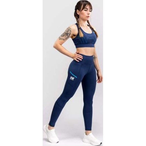 Venum X Top Rank Original moteriškos 7/8 tamprės, tamsiai mėlynos
