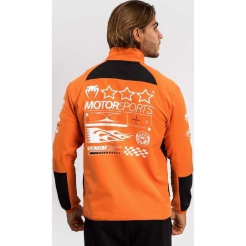 Venum Motorsport softshell striukė, oranžinė