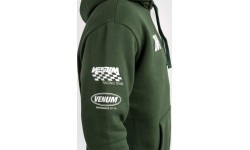 Venum Motorsport džemperis su gobtuvu, tamsiai žalias
