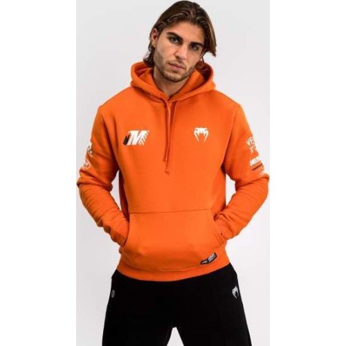 Venum Motorsport džemperis su gobtuvu, oranžinis