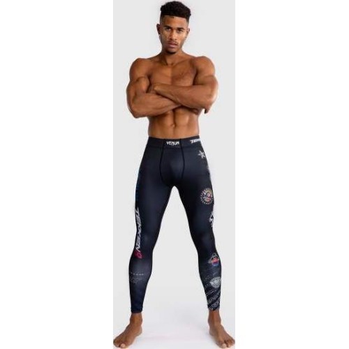 Venum x TEKKEN 8 - Paul Phoenix Spats - Black/Blue