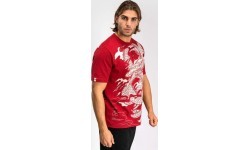 Venum Dragon’s Flight Men’s T-Shirt - Cherry Red/Cream White