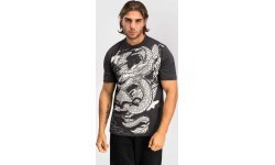 Venum Dragon’s Flight Men’s T-Shirt - Charcoal Grey/Cream White