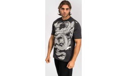 Venum Dragon’s Flight Men’s T-Shirt - Charcoal Grey/Cream White