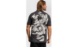 Venum Dragon’s Flight Men’s T-Shirt - Charcoal Grey/Cream White
