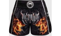 Venum Gladiator 5.0 Muay Thai Shorts - Black/Neon Orange