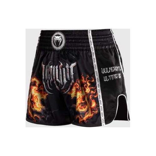 Venum Gladiator 5.0 Muay Thai Shorts - Black/Neon Orange