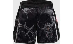 Venum Gladiator 5.0 Muay Thai šortai, juodi / neoniniai oranžiniai