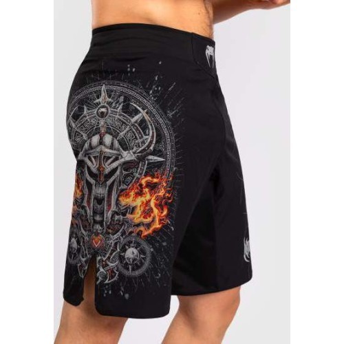 Venum Gladiator 5.0 Men's Fight Shorts - Black/Silver