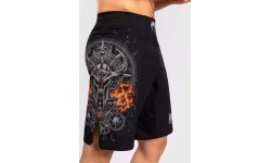 Venum Gladiator 5.0 Men's Fight Shorts - Black/Silver