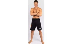 Venum Gladiator 5.0 vyriški kovos šortai, juodi/sidabriniai
