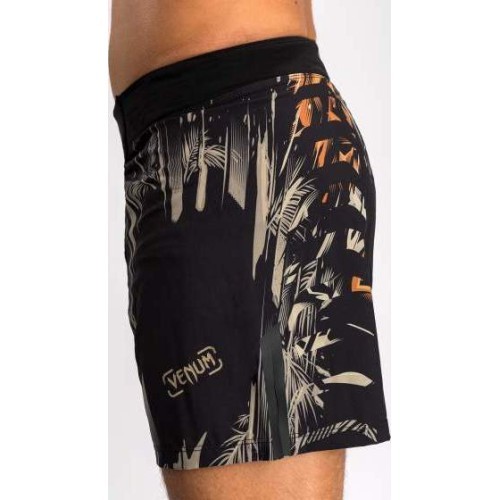 Venum Tiger Men's Fight Shorts - Black/Neon Orange