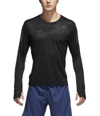Adidas Response Long Sleeve T-Shirt Black CE7289