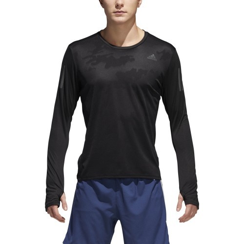 Adidas Response Long Sleeve T-Shirt Black CE7289