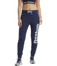 Reebok TE Linear Logo FT Women's Pants Blue FU2259
