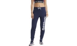 Женские брюки Reebok TE Linear Logo FT синие FU2259
