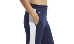 Женские брюки Reebok TE Linear Logo FT синие FU2259