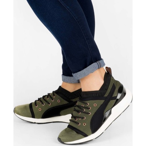 Puma Pearl VR Wn Women's Sneakers Olive Night Black 364154 01