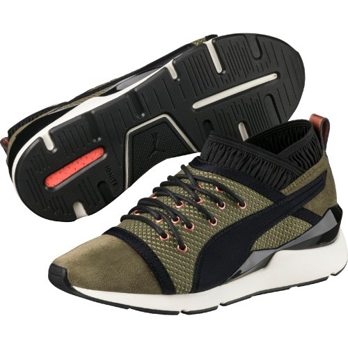 Женские кроссовки Puma Pearl VR Wn Olive Night Black 364154 01
