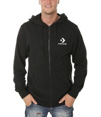 Converse Džemperis Star Chevron FZ Hoodie Black 10007881 001