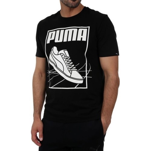 Puma Track Tee Cotton Black T-Shirt 594870 01