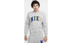 Nike Club Bb Crew Letters men's sweatshirt grey FZ0879 063