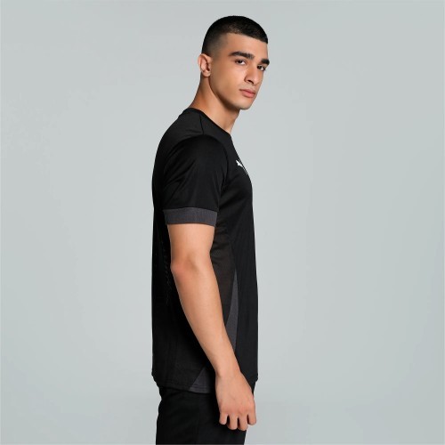 Мужская футболка Puma TeamGoal Matchday Jersey, чёрная 705747 03