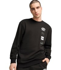 Мужской свитшот Puma Power Graphic Crew, черный 682751 01