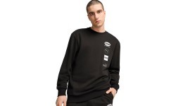 Puma Power Graphic Crew Men's Sweatshirt Black 682751 01