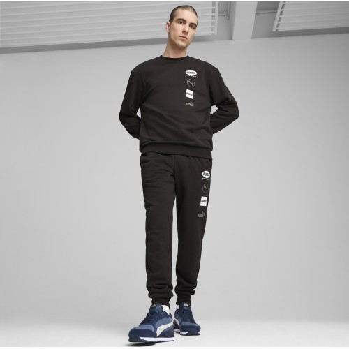 Puma Power Graphic Crew Men's Sweatshirt Black 682751 01