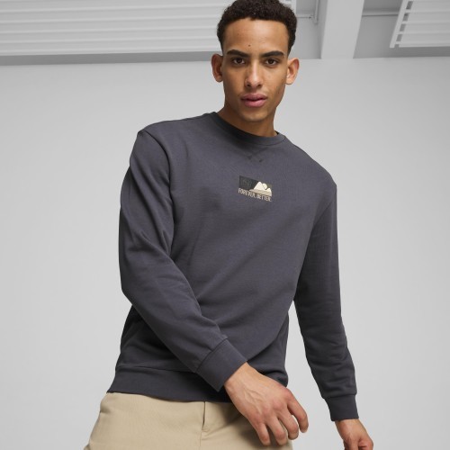 Puma Džemperis Vyrams Better Sportswear Galactic Gray 681758 69