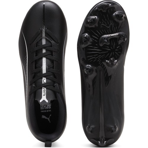 Puma Ultra 5 Play FG/AG Jr Junior Football Boots Black 107695 02