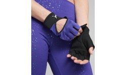 Puma Training Gloves TR Ess Cut Fingered Purple Black 041465 03