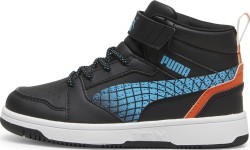 Puma Kids' Shoes Rebound V6 Mid Jr Black Blue White 397946 02