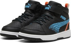 Puma Kids' Shoes Rebound V6 Mid Jr Black Blue White 397946 02