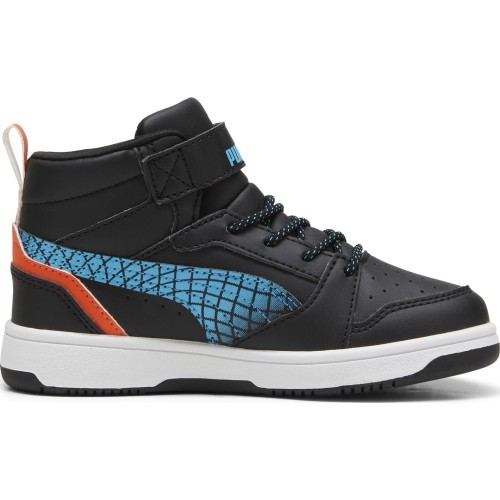 Puma Avalynė Vaikams Rebound V6 Mid Jr Black Blue White 397946 02