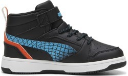 Puma Kids' Shoes Rebound V6 Mid Jr Black Blue White 397946 02
