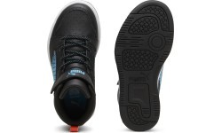 Puma Kids' Shoes Rebound V6 Mid Jr Black Blue White 397946 02